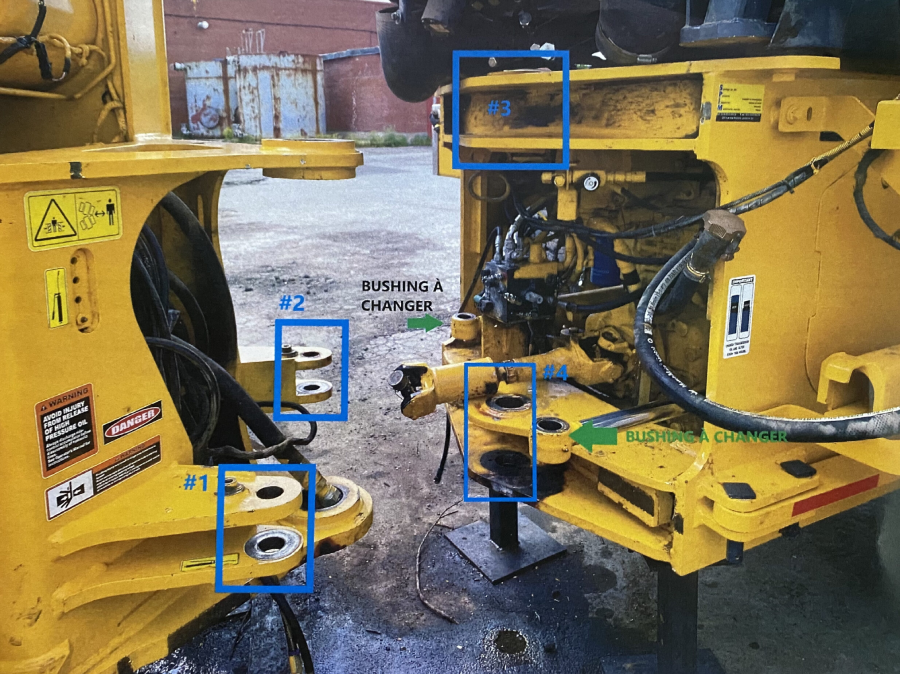 usinage mobile chargeuse John Deere