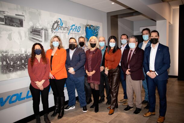 La tournée du réseau Accès Entreprises Québec (AEQ) s’arrête chez Omnifab