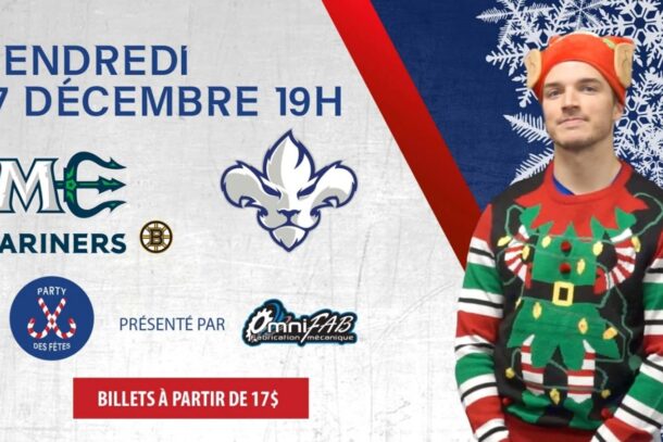 Le tout premier Party des fêtes des Lions de Trois-Rivières présenté par Omnifab