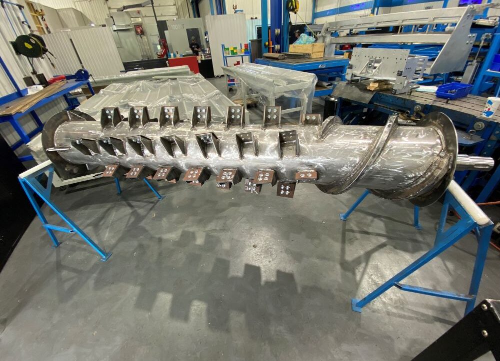 Fabrication d’un rotor de centrifugeuse pour granules de plastique