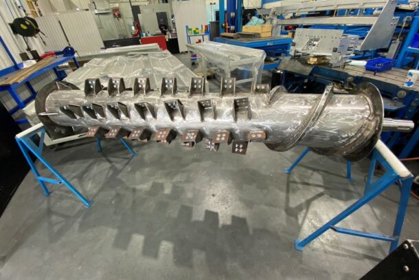 Fabrication d’un rotor de centrifugeuse pour granules de plastique