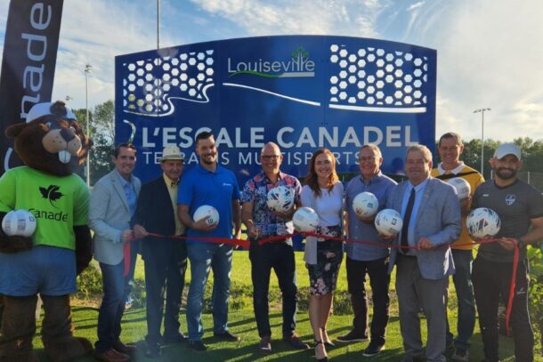 Omnifab au cœur du projet des nouveaux Terrains multisports l’Escale Canadel à Louiseville