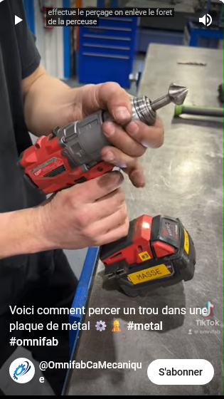comment-percer-plaque-de-metal-fraise