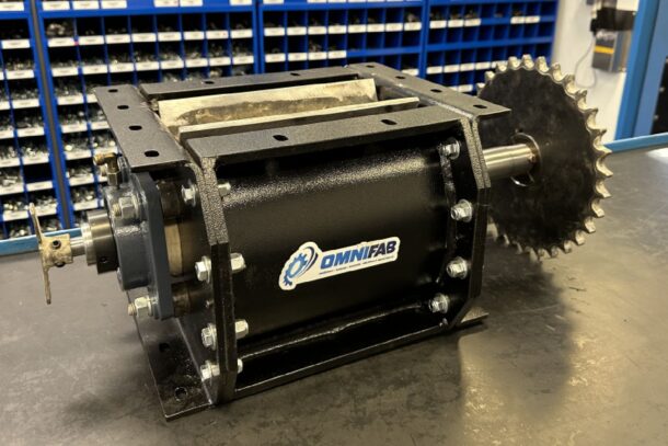 Omnifab explique la réalisation d’un mandat urgent : La réparation d’une valve rotative