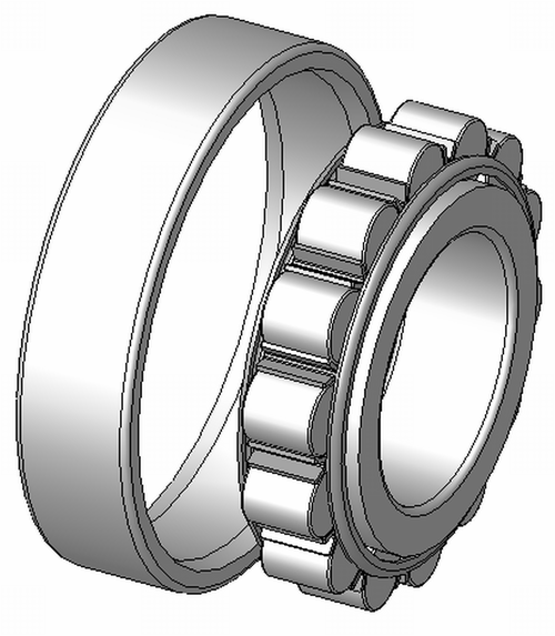 Roulement a rouleaux cylindriques